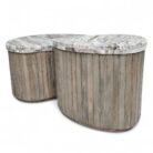 Zenith Marble Coffee Table Set MainZenith Marble Coffee Table Set