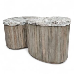 Zenith Marble Coffee Table Set