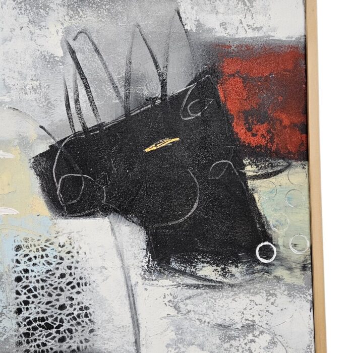 Abstract Painting KRE3578 Close Up Mid