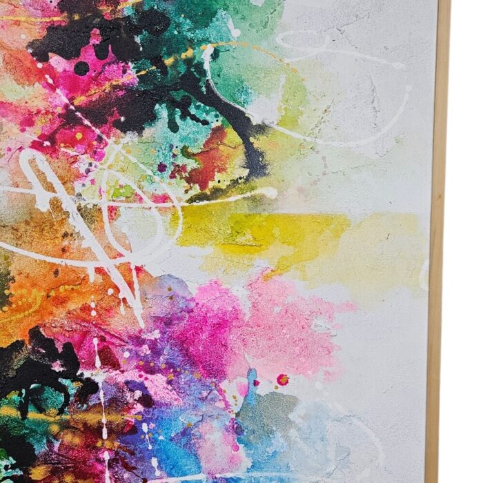 Abstract Painting Pink KRE3570 Close Mid Abstract Painting Pink KRE3570 Close Mid