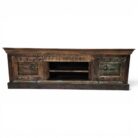 Aged Brown Entertainment Unit KMF25157B