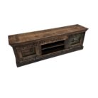 Aged Brown Entertainment Unit KMF25157B Side