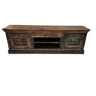 Aged Brown Entertainment Unit KMF25157B Top