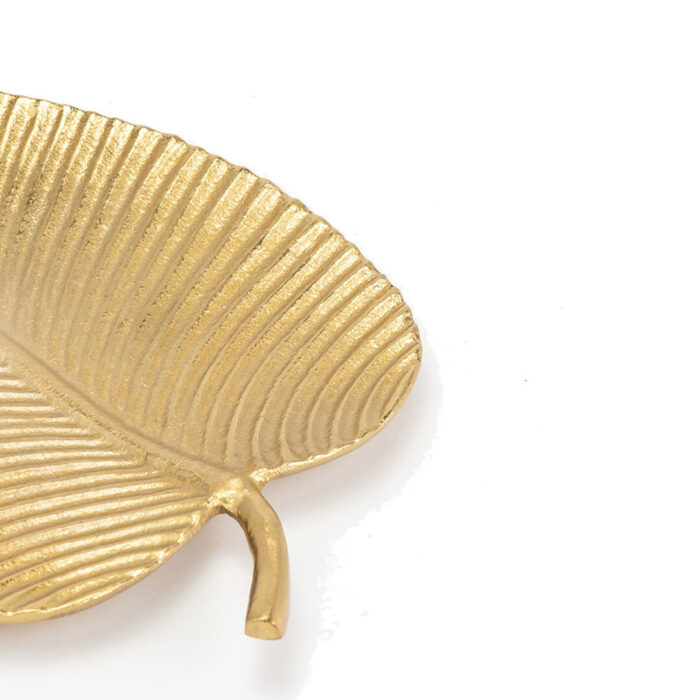 Alm Leaf Tray Decor KMH11437 Close