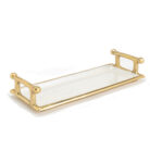 Alm Marble Tray Long KMH11435 Side