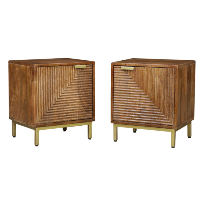 Arzo Bedside Pedestal MCB9105MCB9106 Side