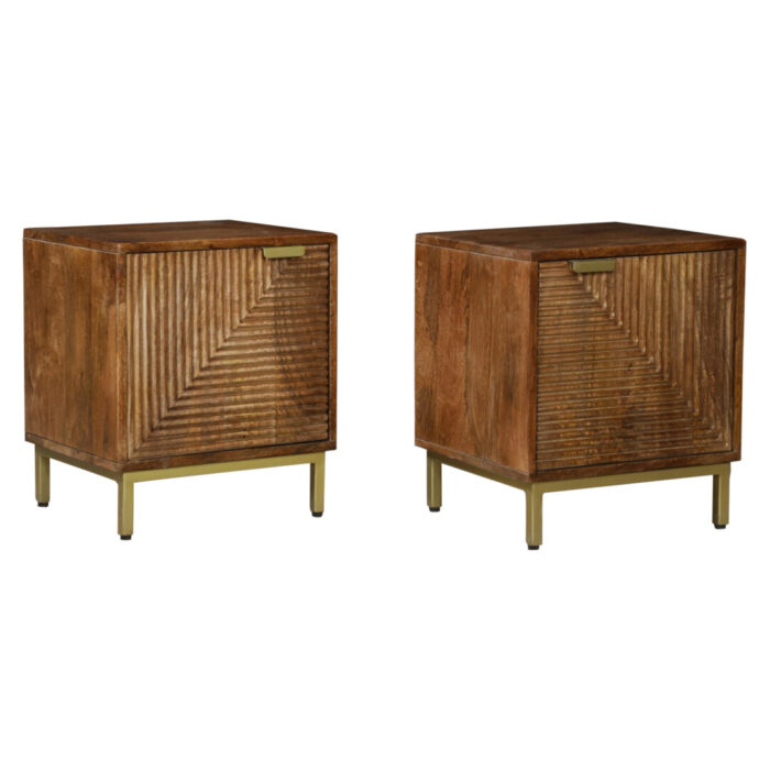Arzo Bedside Pedestal MCB9105MCB9106 Side View