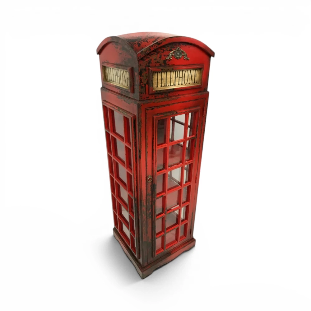 Telephone Box Bookshelf, 1 Door
