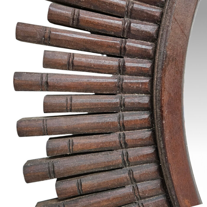 Bambu Round Mirror MAD0561 Close Side Bambu Round Mirror MAD0561 Close Side