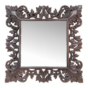 Baron Brown Carved Mirror