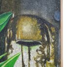 Buddha Leaf Painting KRE3576 Close Up