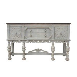 Vintage Distressed Green Sideboard