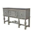 Vintage Distressed Green Sideboard
