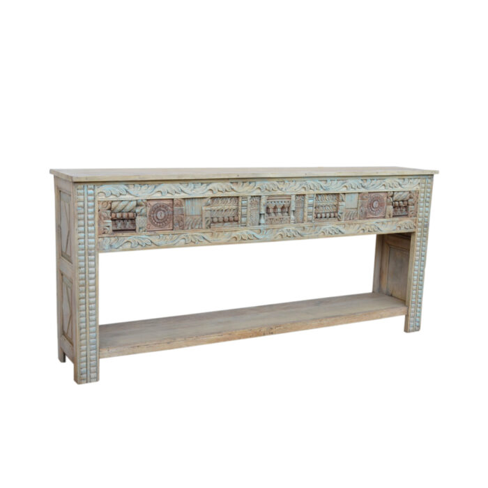 Carved Console Table KMF15400 Side View Carved Console Table KMF15400 Side View