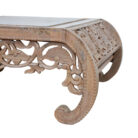 Carved Curved Coffee Table KMF25240 Close Side