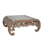 Carved Curved Coffee Table KMF25240 Side