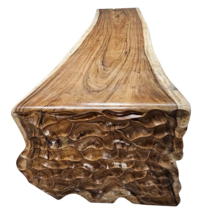 Carved Waterfall Dining Table Front Carved Waterfall Dining Table Front