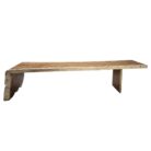 Carved Waterfall Dining Table Side