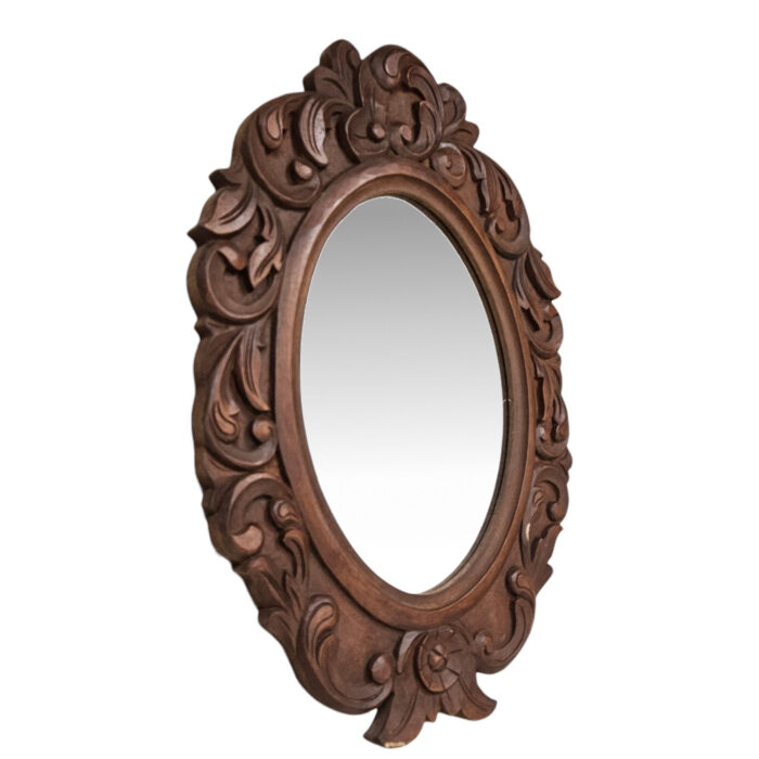 Chantae Wall Mirror Brown MAD0940A Side