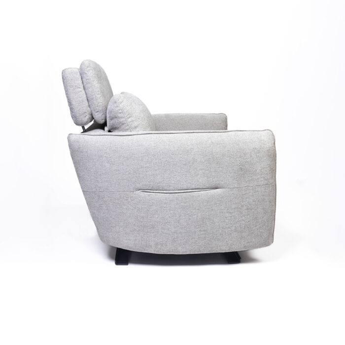 Electric Recliner 2 seater Close Up Side View