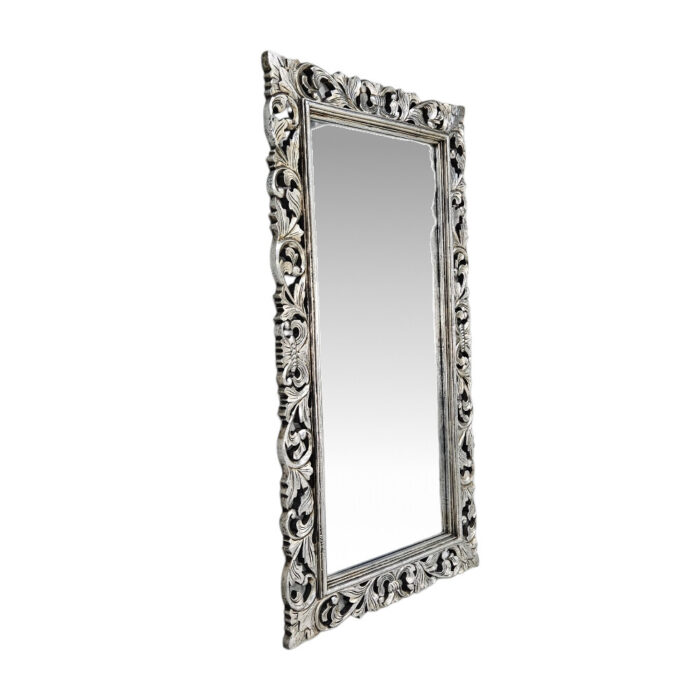 Fleur De Lis Silver Mirror MAD0620A Side