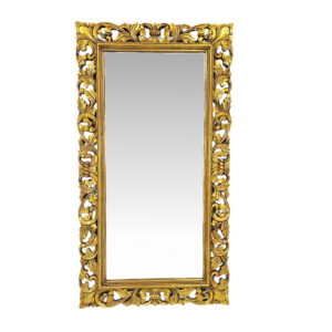 Gold Fleur De Lis Wall Mirror Rectangular