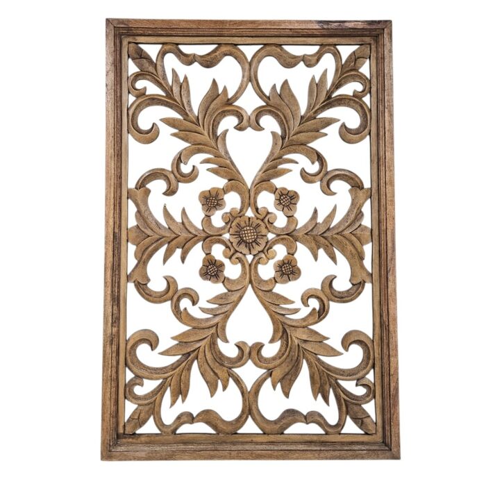 Floral Carved Wall Panel MAD1281 Main Floral Carved Wall Panel MAD1281 Main