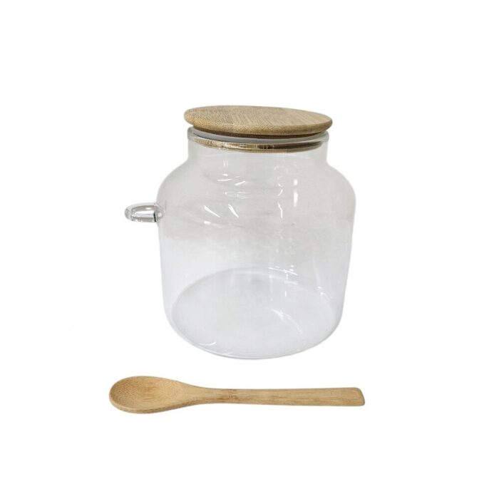 Glass Jar With Lid TRA1544 Spoon Glass Jar With Lid TRA1544 Spoon