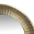 Gold Round Metal Mirror KMH7041 Close