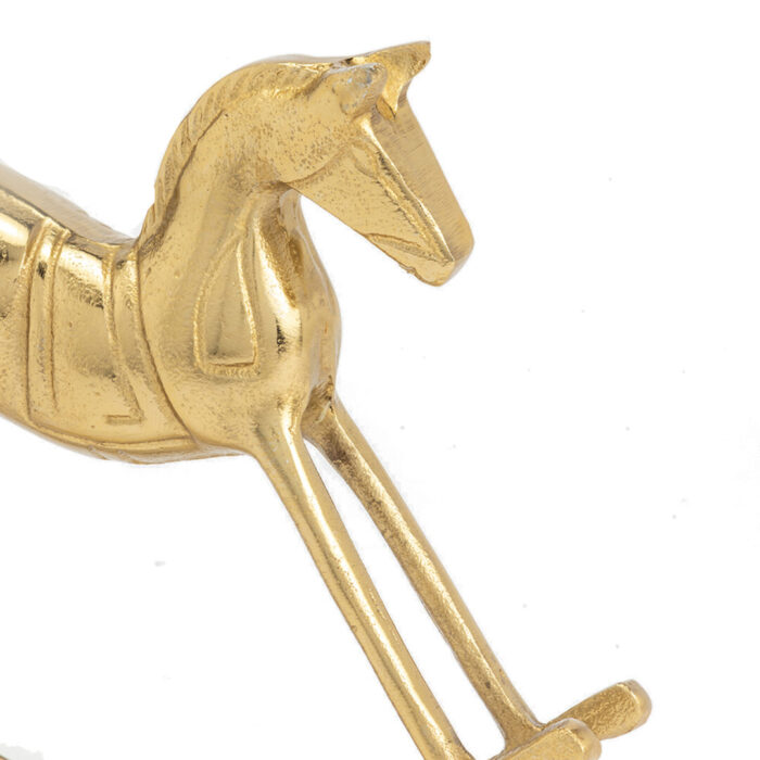 Golden Decorative Roman Horse KMH17005 Close Golden Decorative Roman Horse KMH17005 Close