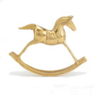 Golden Decorative Roman Horse KMH17005 Side