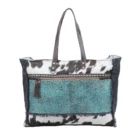 Hide And Canvas Tote Bag KMH26002