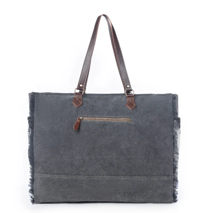 Hide And Leather Ladies Weekender Bag KMH26006 Back
