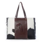 Hide And Leather Ladies Weekender Bag KMH26006 Front