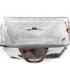 Hide And Leather Ladies Weekender Bag KMH26006 Open