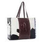 Hide And Leather Ladies Weekender Bag KMH26006 Side