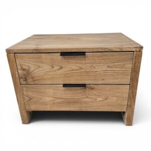 Kelly Teak Single Drawer Bedside Table