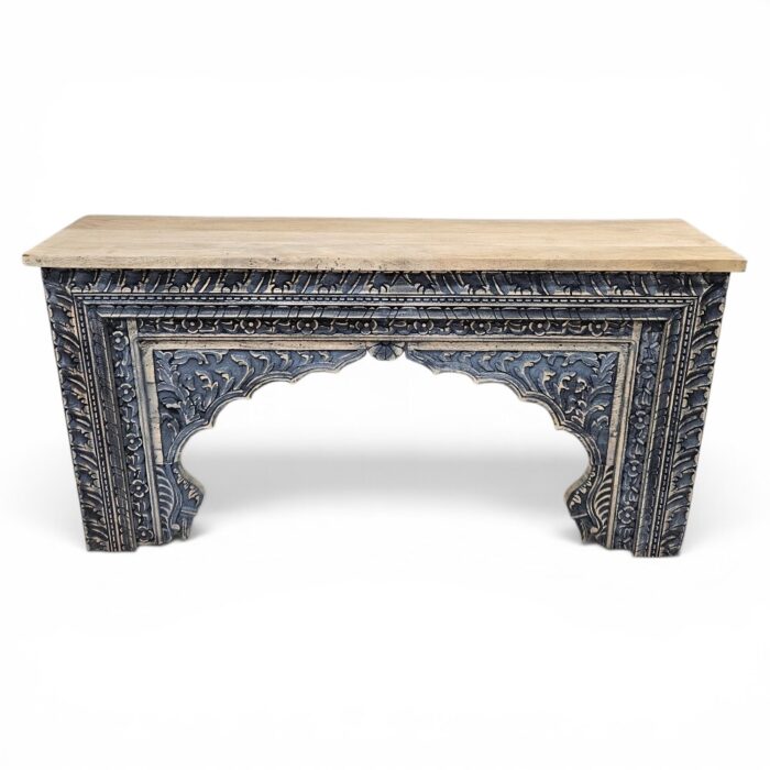 Lazuli Arch Carved Console Table KMF15380