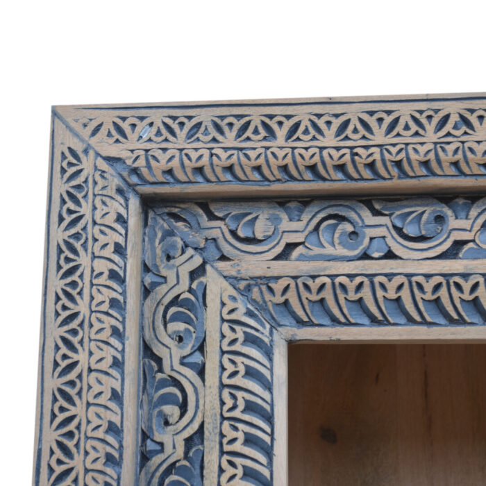 Lazuli Carved Display Bookshelf KMF17158 Close Top Lazuli Carved Display Bookshelf KMF17158 Close Top