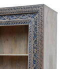 Lazuli Carved Display Bookshelf KMF17158 Close Up Top