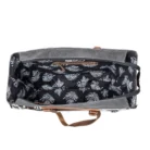Leather And Hide Tote Weekender bag KMH26008 Open