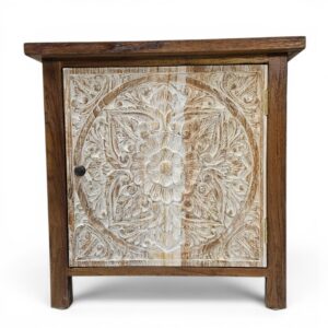 Lina Natural Single Drawer Bedside Table
