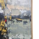 Modern Gold Black Painting KRE3604 Close Up (2)