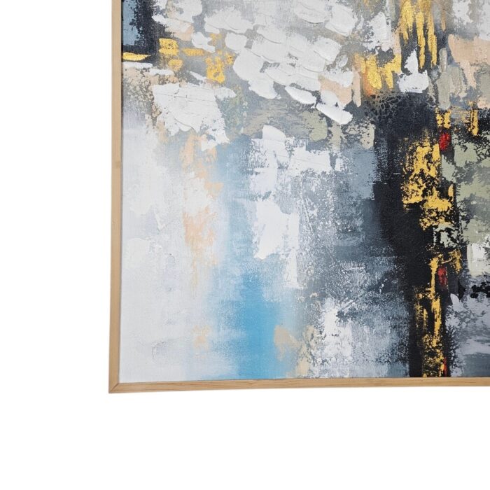 Modern Gold Black Painting KRE3604 Close Up