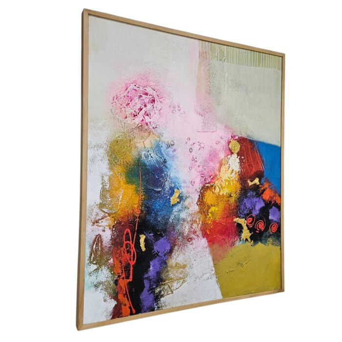 Modern Pink Painting KRE3594 Side Modern Pink Painting KRE3594 Side