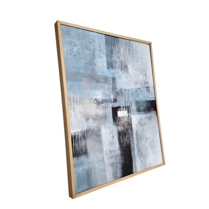 Modern Teal Painting KRE3610 Side
