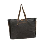 Natural Hide And Leather Tote Bag KMH26004 Back