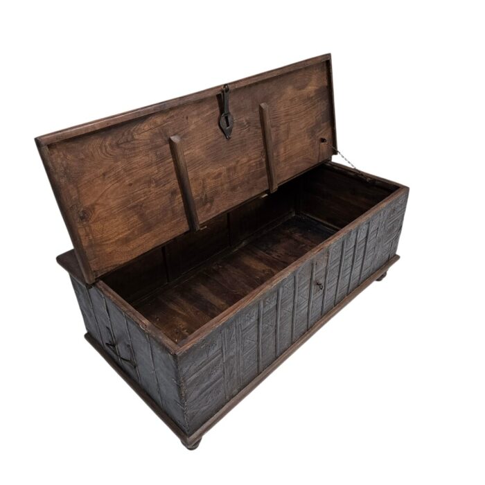 Pitara Blanket Box KMF19078G Side Open