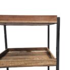 Retro Iron And Wood Shelf KMF27028 Close