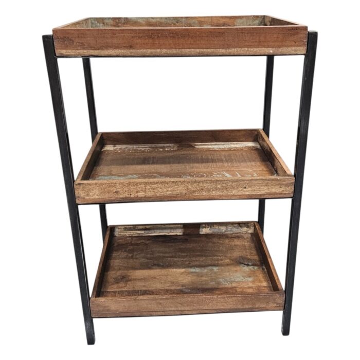 Retro Iron And Wood Shelf KMF27028 Top Retro Iron And Wood Shelf KMF27028 Top